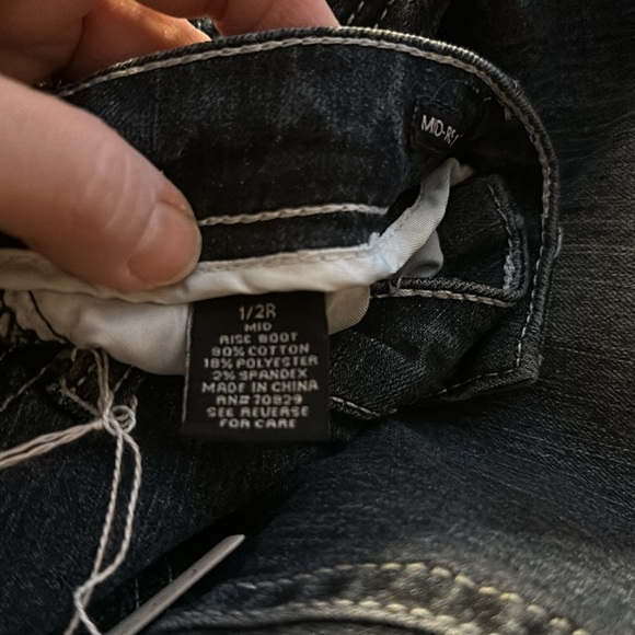 EUC Rue 21 denim jeans. Size 1/2. Juniors. - Picture 11 of 12